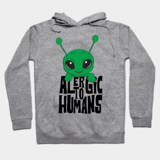 Allergic to humans Hoodie